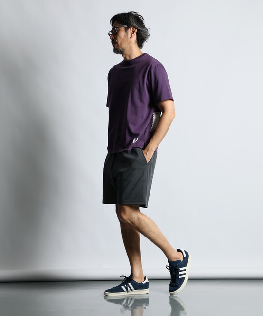〔BLACK LABEL〕：速乾 ワンポイント Tシャツ