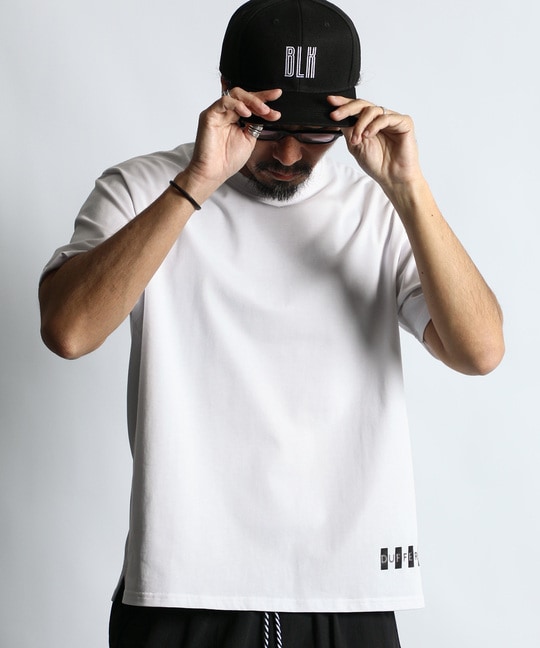 〔BLACK LABEL〕：速乾 ワンポイント Tシャツ
