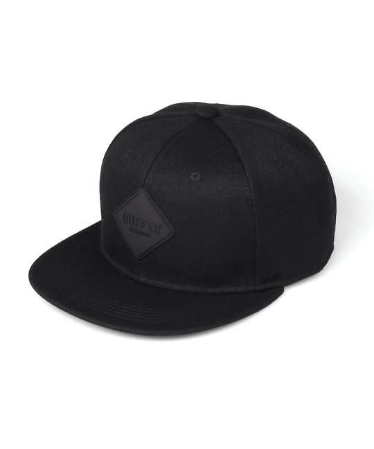 〔BLACK LABEL〕：オリジナル フラットバイザーキャップ