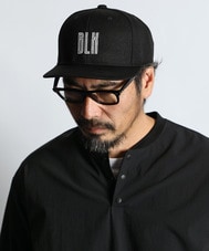 〔BLACK LABEL〕:オリジナル フラットバイザーキャップ