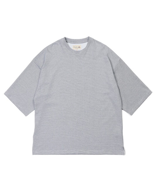 セットアップ 2層構造クールマックスナローボーダーTシャツ