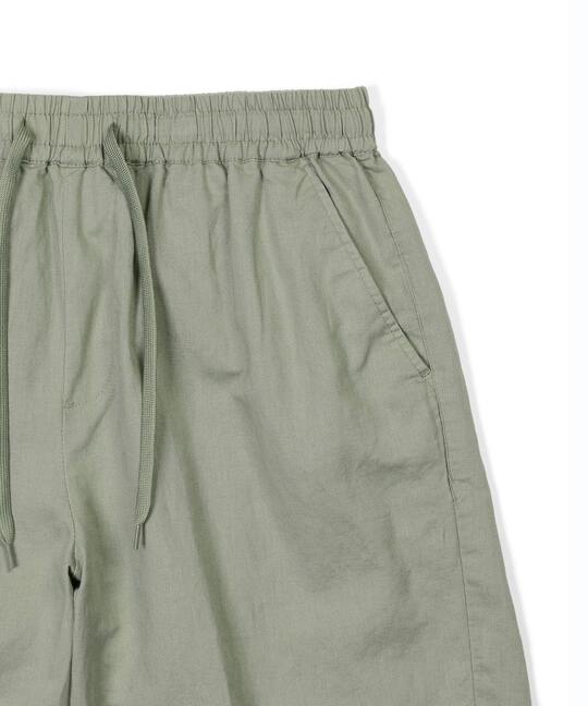 綿麻素材 セットアップショートパンツ