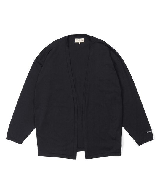 「エアフレックス」鹿の子編み着流しカーディガン