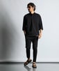 [360° THE CIRCLE STRETCH] BY WONDER SHAPE：セットアップ ライトピケジャージ7分袖シャツ