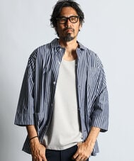 ジェームスファブリック 7分袖シャツアウター