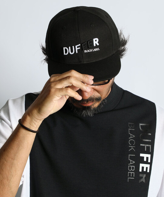 〔BLACK LABEL〕："A-PACK" フラットバイザー キャップ