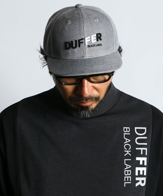 〔BLACK LABEL〕："A-PACK" フラットバイザー キャップ