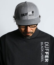 〔BLACK LABEL〕:"A-PACK" フラットバイザー キャップ