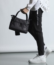 〔BLACK LABEL〕:ミニトート ラウンドBAG
