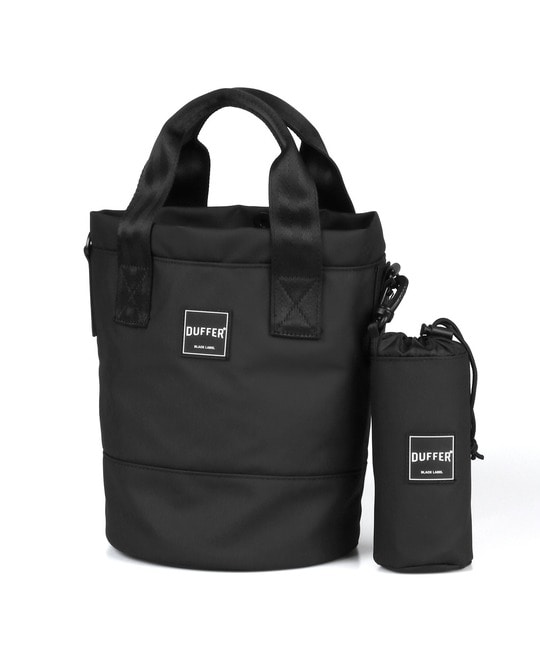〔BLACK LABEL〕：2ウェイ仕様 ミニラウンドバッグ