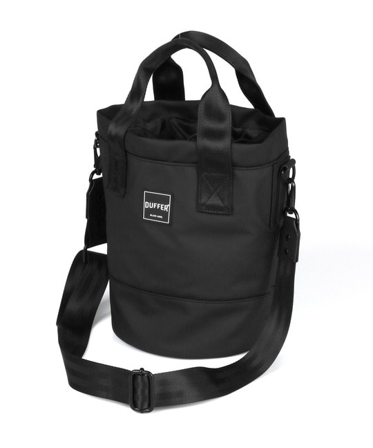 〔BLACK LABEL〕：2ウェイ仕様 ミニラウンドバッグ