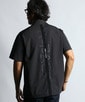 〔BLACK LABEL〕："A-PACK" ハーフジップ スタンドTEE