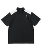 〔BLACK LABEL〕："A-PACK" ハーフジップ スタンドTEE