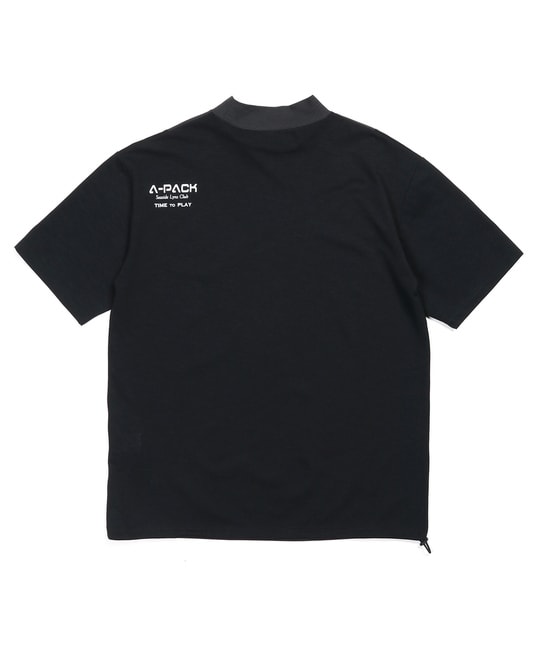 〔BLACK LABEL〕："A-PACK" モックネックTEE