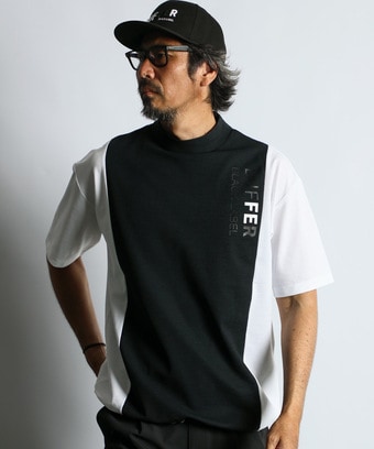 〔BLACK LABEL〕："A-PACK" モックネックTEE