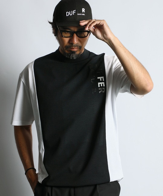 〔BLACK LABEL〕："A-PACK" モックネックTEE