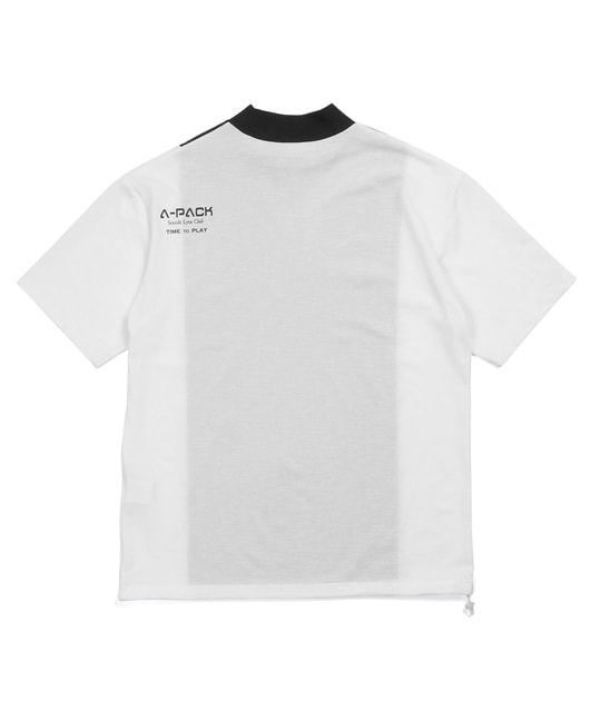 〔BLACK LABEL〕："A-PACK" モックネックTEE