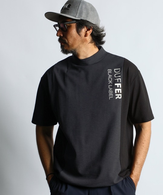 〔BLACK LABEL〕："A-PACK" モックネックTEE