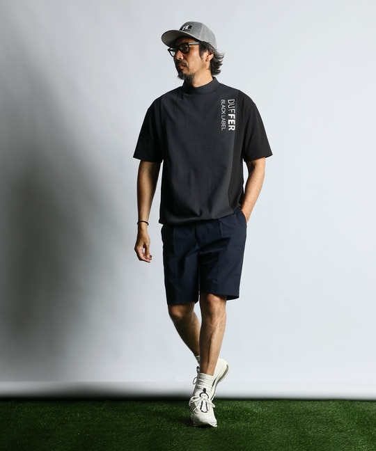〔BLACK LABEL〕："A-PACK" モックネックTEE