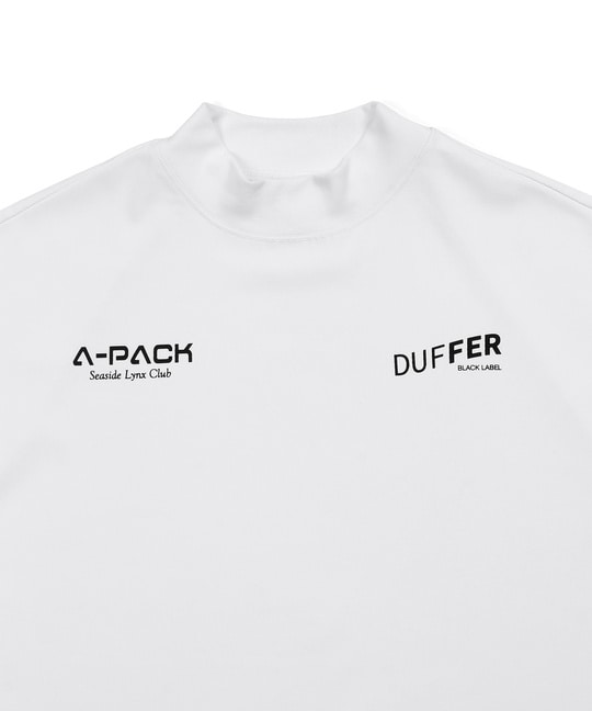 〔BLACK LABEL〕："A-PACK" モックネック ロンTEE