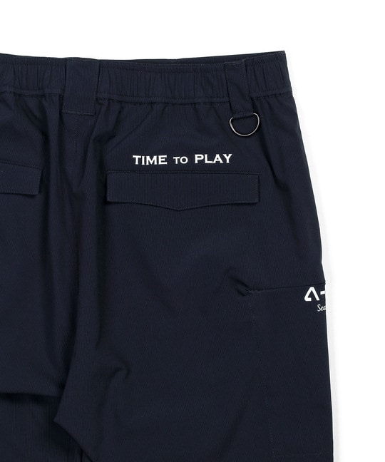 〔BLACK LABEL〕："A-PACK" セットアップ テック ショーツ