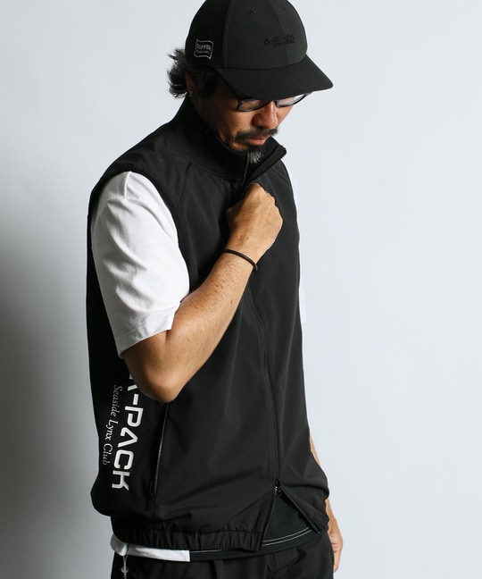 〔BLACK LABEL〕："A-PACK" セットアップ テックベスト