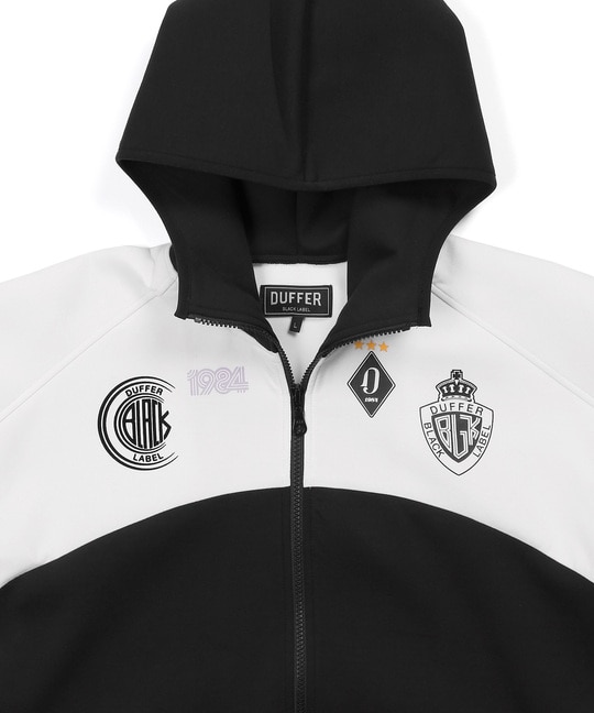 〔BLACK LABEL〕：セットアップ ダンボールニットジップパーカー