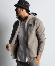 〔BLACK LABEL〕:セットアップ ダンボールニットジップパーカー