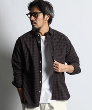 オーガニックコットン ベーシックチェックシャツ