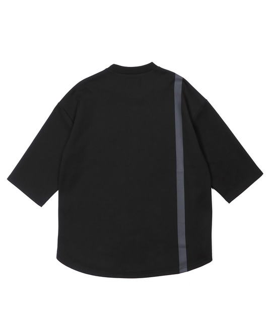 〔BLACK LABEL〕：セットアップ クールマックス7分袖トップス
