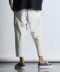 ライトポンチ ジャージ素材 クロップドカーゴパンツ