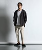 「ガムストレッチ」接触冷感 ピンタックテーパードパンツ