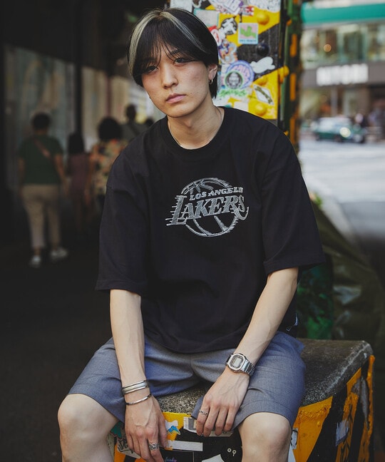 NBA別注 「LOS ANGELS LAKERS」ロサンゼルスレイカーズTシャツ