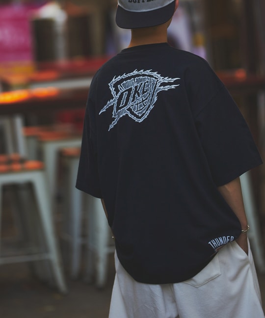 NBA別注 「OKLAHOMA CITY THUNDER」オクラホマシティサンダーTシャツ