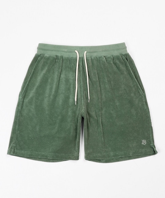 ピグメント加工 セットアップパイルショートパンツ
