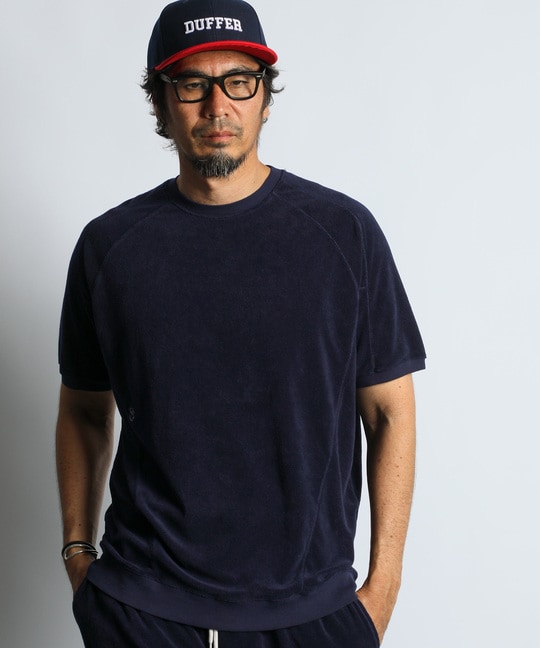 ピグメント加工 セットアップパイルTシャツ