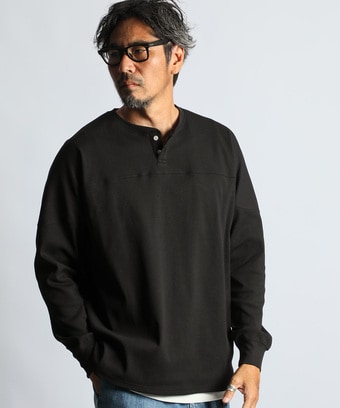 「エアフレックス」セットアップ ヘンリーネックロンTEE