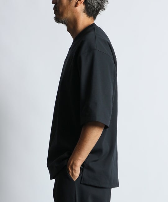 「エアフレックス」セットアップ Vネック5分袖TEE