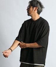 「エアフレックス」セットアップ Vネック5分袖TEE