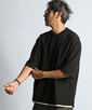 「エアフレックス」セットアップ Vネック5分袖TEE