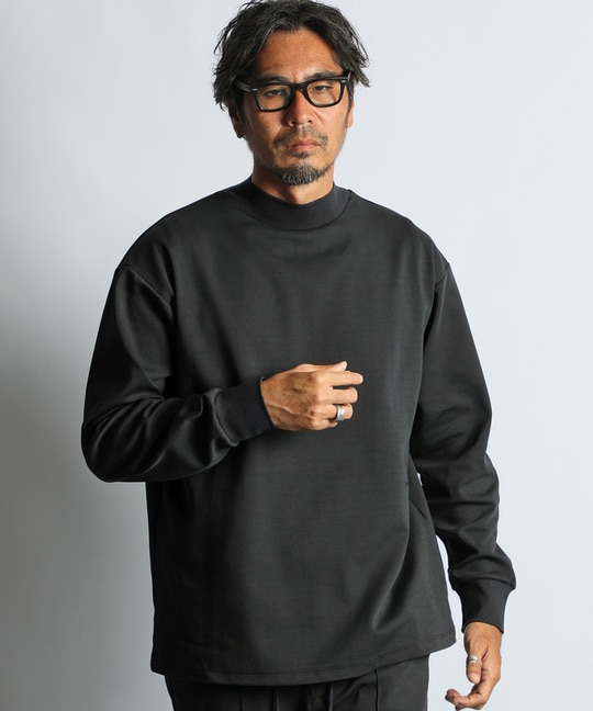 「エアフレックス」セットアップモックネックロンTEE