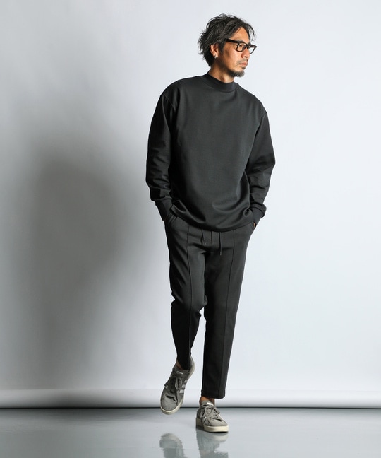 「エアフレックス」セットアップモックネックロンTEE
