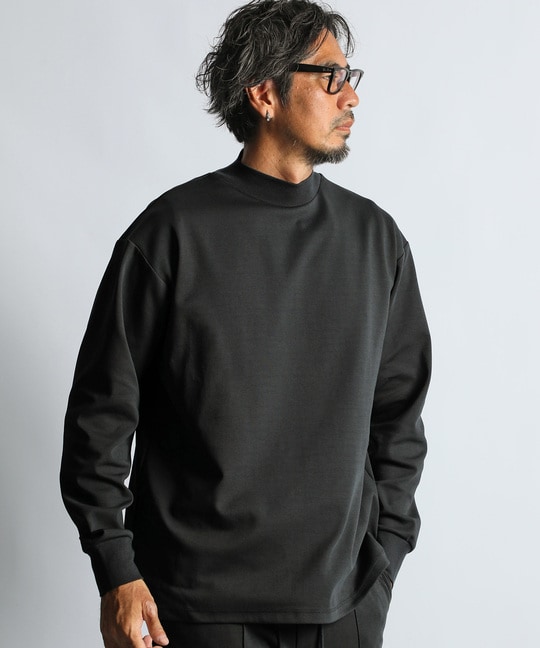 「エアフレックス」セットアップモックネックロンTEE