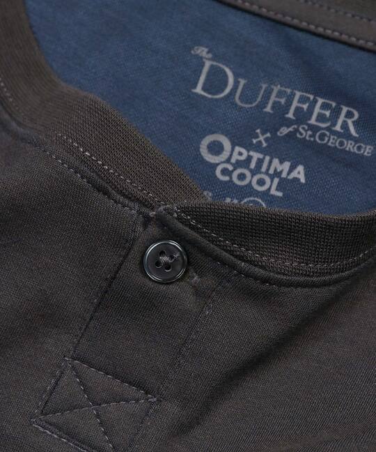 「OPTIMA COOL」オプティマクール ヘンリーネック ロンTEE