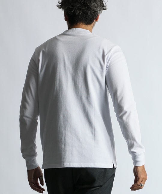 消臭機能『ACROCLEAR(アクロクリア)』シールドネック ヘンリーロンTEE