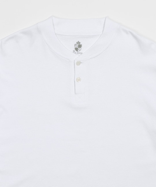 消臭機能『ACROCLEAR(アクロクリア)』シールドネック ヘンリーロンTEE