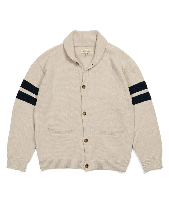 ブルネロ　ベージュ ショールカラー カーディガン S メリノウール ショールカラーカーディガン | Brooks Brothers