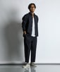 セットアップ 麻混COOLMAXイージーワイドパンツ