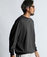 2重編み 裾ドローコード付き ロンTEE