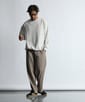 2重編み 裾ドローコード付き ロンTEE